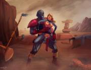 Terrax vs Fantastic Four