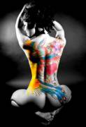 Vivid back tattoo