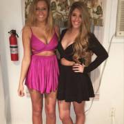 Proud of their cleavage