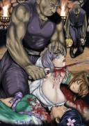 Off with their heads! [Senran Kagura]