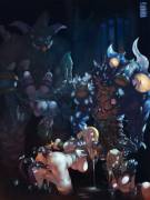 Jaina, Tyrande & Vereesa has a tough time. Artist: Kumbhker