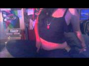 donut belching, hiccuping and rubbing