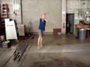 Caity showing her crazy dance moves