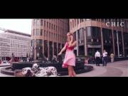 CHIC backstage "Summer wind" - featuring Anastasia modelling in Moscow.