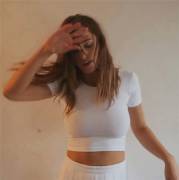 Rosie Jones showing off her tits