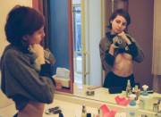 Carefully considering my underboob...