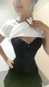 So I wore my corset to work today ;)